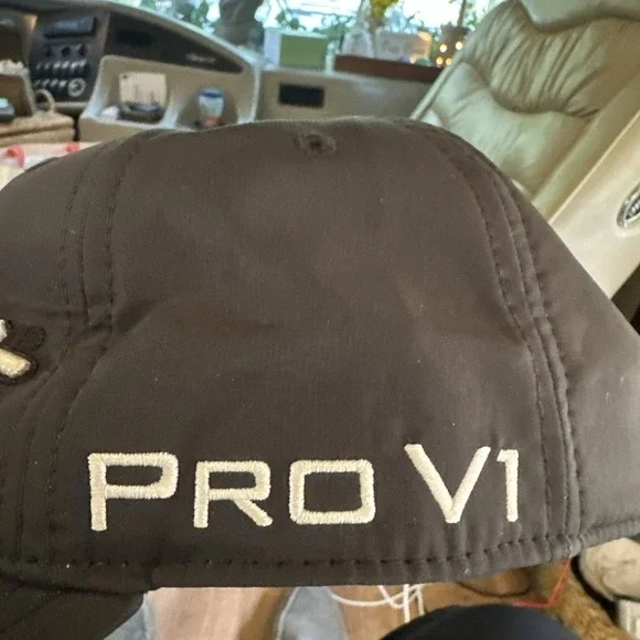 Titleist FootJoy FJ Pro V1 Gray Golf Hat Cap Medium Large Adjustable - Picture 2 of 6